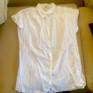 Old Navy M White Blouse